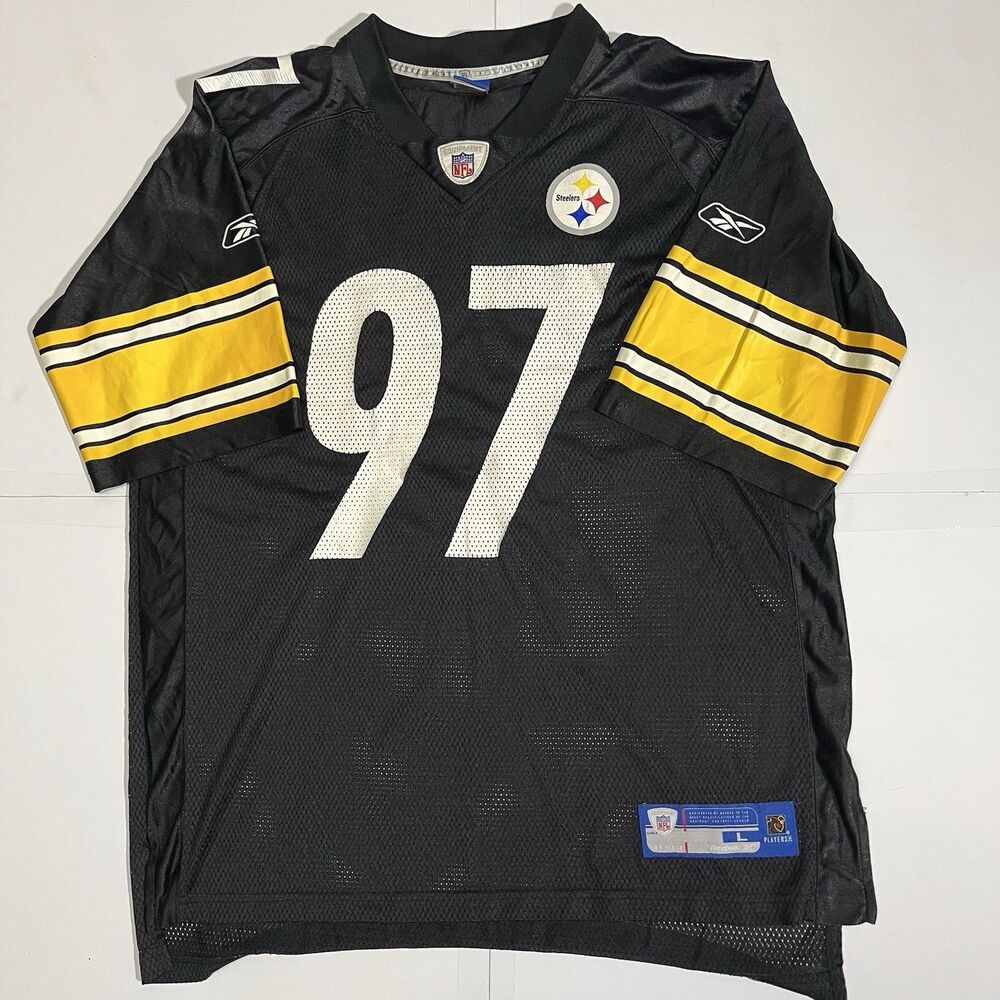 Vintage Reebok Pittsburgh Steelers Kendrell Bell #97  NFL Jersey Men’s Large